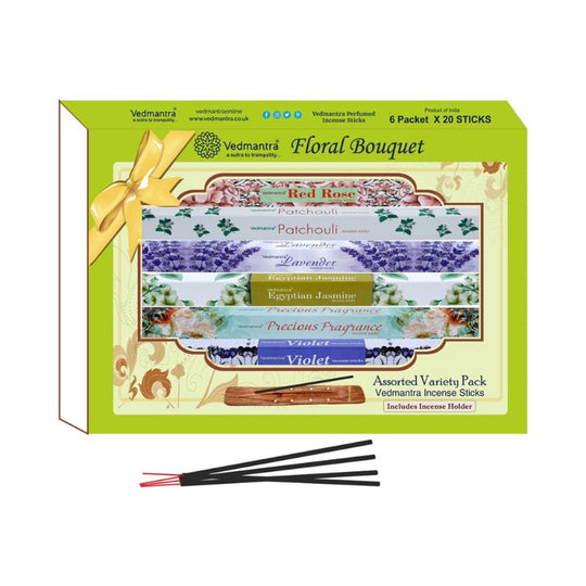 Vedmantra Floral Bouquest Incense Sticks 6 Pack