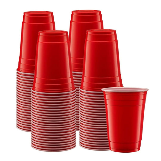 Delight Plus Red American Party Cups 8 Pack