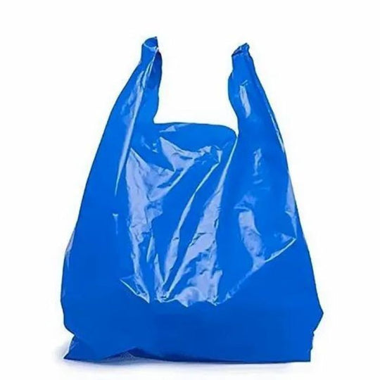 WP Carrier Bags Medium Blue - Case of 1000 approx