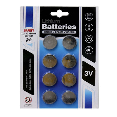 Ck Cr2025 Lithium Button Battery 8 Pack