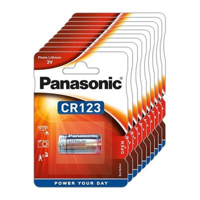 Panasonic Lithium Power Cr123 3V - Pack Of 10