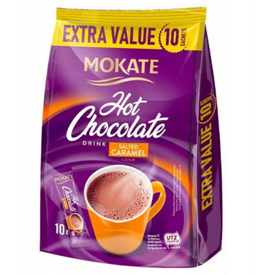 Mokate  Salted Caramel Hot Chocolate 10 Pack - Case of 10