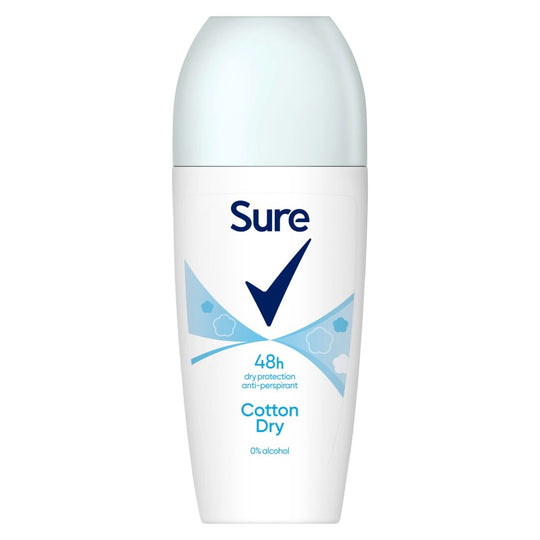 Sure Women Roll On Cotton 50ml - Case of 6