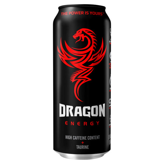 Dragon Energy Original 500ml Energy Drink Cans - Case of 12