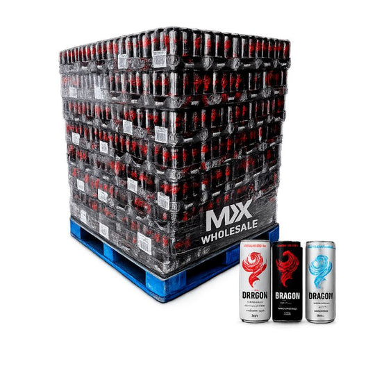 Pallet Deal : 2,016 x Dragon Energy 500ml Energy Drink Cans (168x12pk)