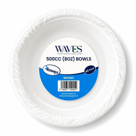Delight Plus Plastic Bowl 500cc 12 Pack