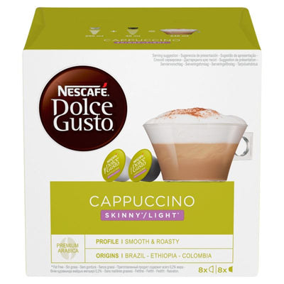 NESCAFÉ Dolce Gusto Skinny Cappuccino coffee pods 16 Pack - Case of 3