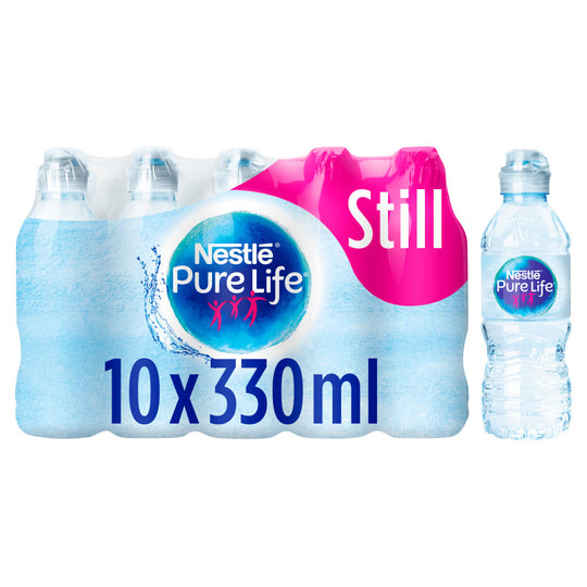 Pallet Deal : 2,380 x Nestlé Pure Life Still Water Sports Cap 330ml Bottles (10pk)