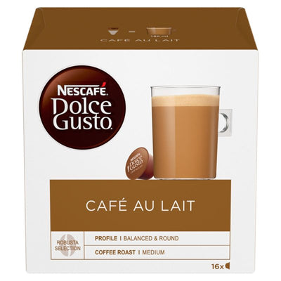 NESCAFÉ Dolce Gusto Café Au Lait coffee pods 16 Pack - Case of 3