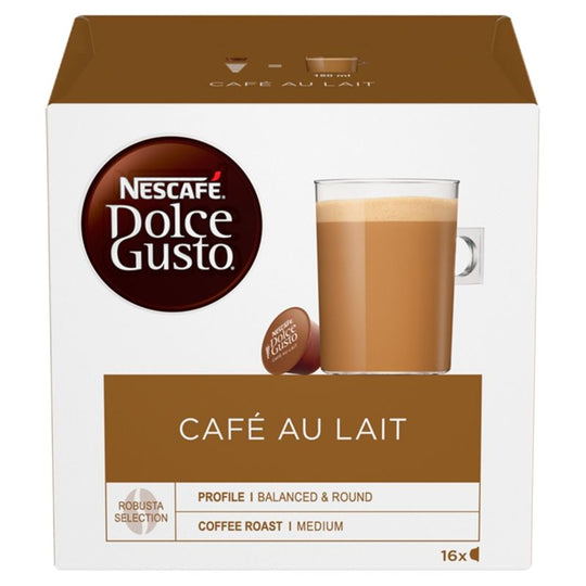 NESCAFÉ Dolce Gusto Café Au Lait coffee pods 16 Pack - Case of 3