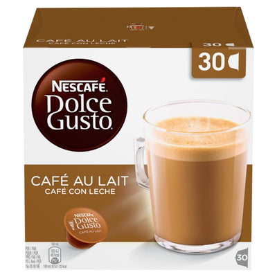 NESCAFÉ Dolce Gusto Café Au Lait coffee pods 30 Pack - Case of 3