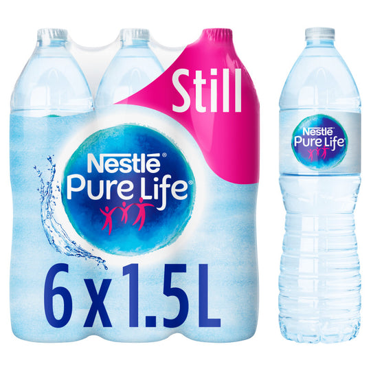 Pallet Deal : 672 x Nestlé Pure Life Still Water 1.5L Bottles Family Pack (6pk)