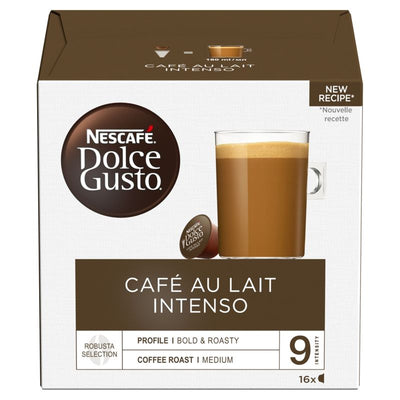 NESCAFÉ Dolce Gusto Café Au Lait Intenso coffee pods 16 Pack - Case of 3
