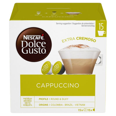 NESCAFÉ Dolce Gusto Cappuccino coffee pods 30 Pack - Case of 3