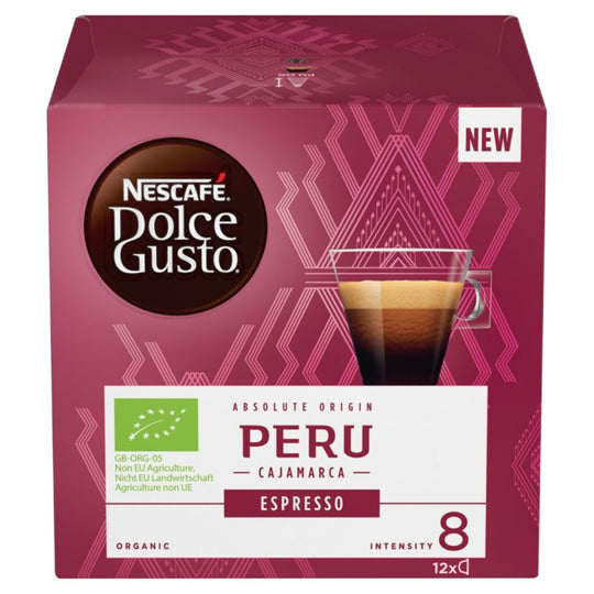 NESCAFÉ Dolce Gusto Espresso Peru coffee pods 12 Pack - Case of 3