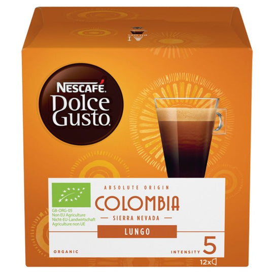 NESCAFÉ Dolce Gusto Sierra Nevada Lungo Colombia coffee pods 12 Pack - Case of 3