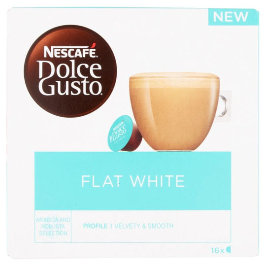 NESCAFÉ Dolce Gusto Flat White coffee pods 16 Pack - Case of 3