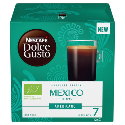 NESCAFÉ Dolce Gusto Americano Mexico Chiapas coffee pods 12 Pack - Case of 3