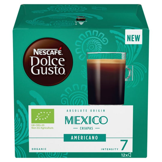 NESCAFÉ Dolce Gusto Americano Mexico Chiapas coffee pods 12 Pack - Case of 3