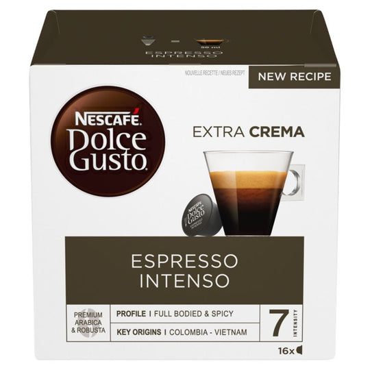 NESCAFÉ Dolce Gusto Espresso Intenso coffee pods 16 Pack - Case of 3