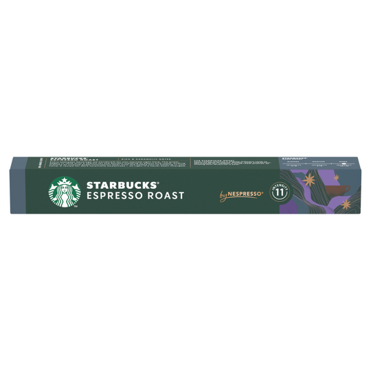 STARBUCKS by Nespresso Espresso Roast coffee pods 10 Pack - Case of 12
