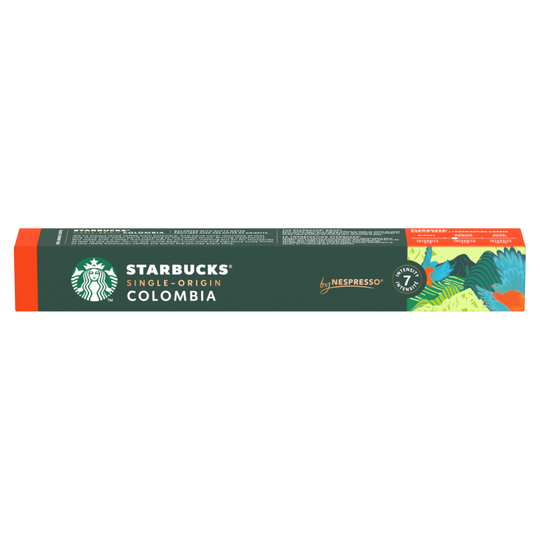 STARBUCKS by Nespresso Single Origin Colombia Medium Roast coffee pods 10 Pack - Case of 12