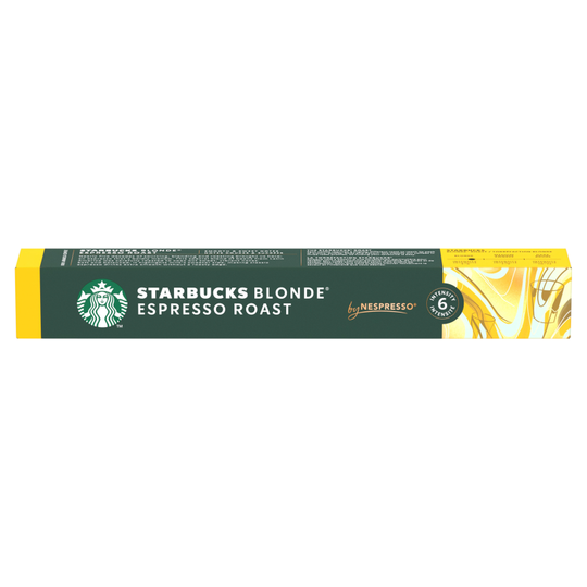 STARBUCKS by Nespresso Blonde Espresso Roast coffee pods 10 Pack - Case of 12