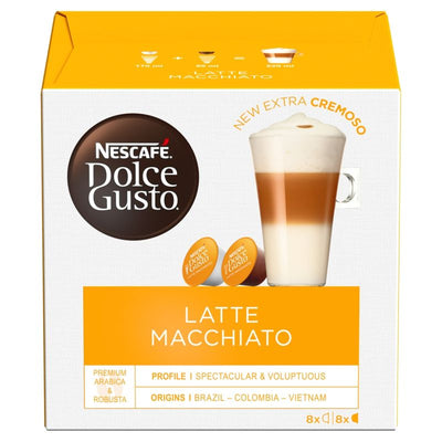 NESCAFÉ Dolce Gusto Latte Macchiato coffee pods 16 Pack - Case of 3