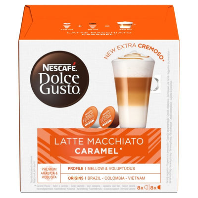 NESCAFÉ Dolce Gusto Caramel Macchiato coffee pods 16 Pack - Case of 3