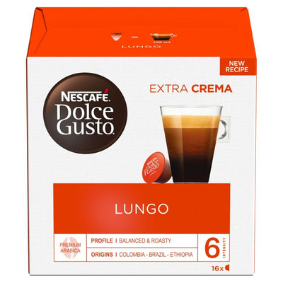 NESCAFÉ Dolce Gusto Lungo coffee pods 16 Pack - Case of 3