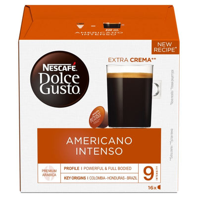 NESCAFÉ Dolce Gusto Americano Intenso coffee pods 16 Pack - Case of 3