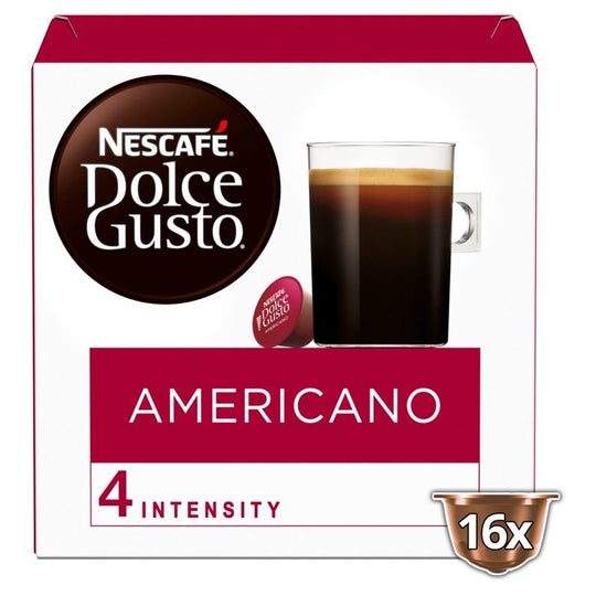 NESCAFÉ Dolce Gusto Caffe Americano coffee pods 16 Pack - Case of 3