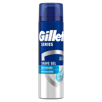 Gillette Series Shaving Gel Moisturising 200ml - Case of 6