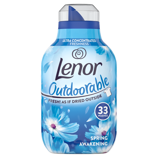 Lenor Fabric Conditioner Outdoorable Spring Awakening 33 Washes 462ml - Case of 6