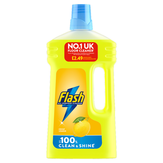 Flash All Purpose Liquid Lemon Cleaner 950ml PMP £2.49 - Case of 6