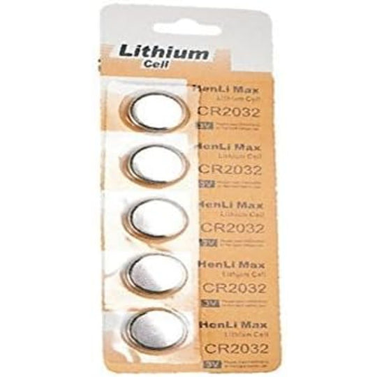 Extra Star CR2032 Lithium Battery 3v - Pack Of 5
