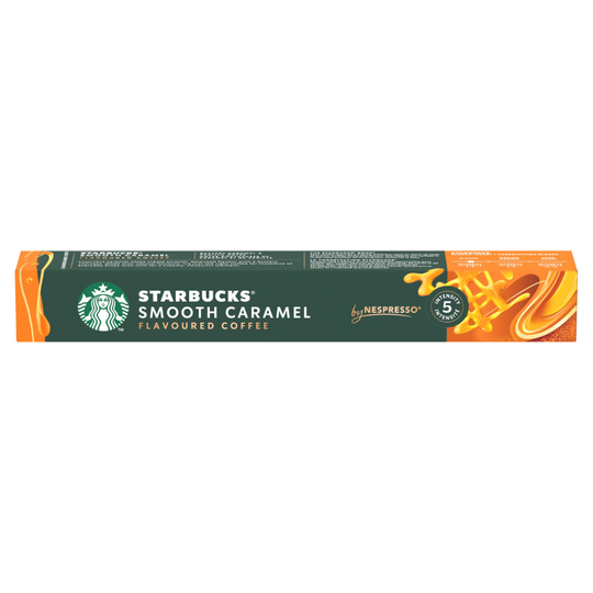 STARBUCKS by Nespresso Smooth Caramel coffee pods 10 Pack - Case of 12