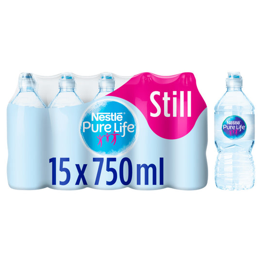 Pallet Deal : 1,170 x Nestlé Pure Life Still Water Sports Cap 750ml Bottles (15pk)