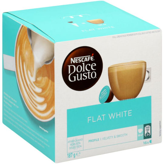 NESCAFÉ Dolce Gusto Flat White coffee pods 30 Pack - Case of 3