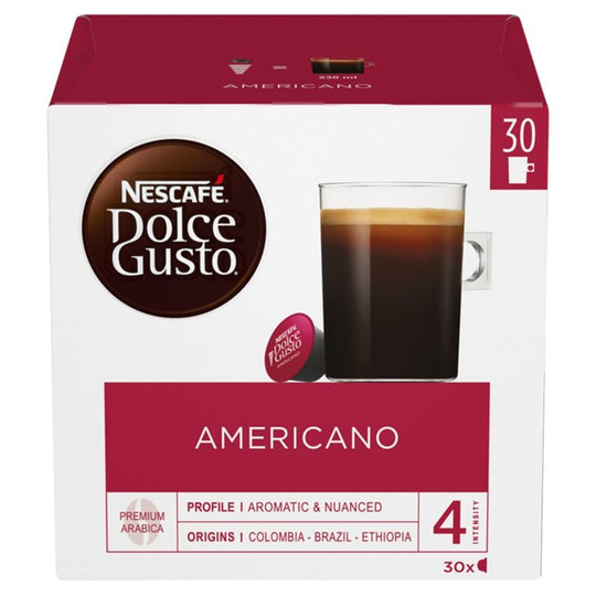 NESCAFÉ Dolce Gusto Americano coffee pods 30 Pack - Case of 3