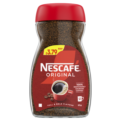 NESCAFÉ Original Instant Coffee Jar 95g PM £3.79 - Case of 6