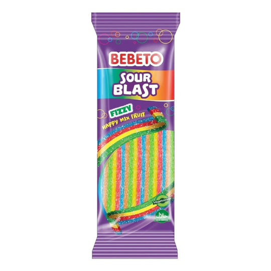 Bebeto Sour Blast Rainbow Blast 160g - Case of 24