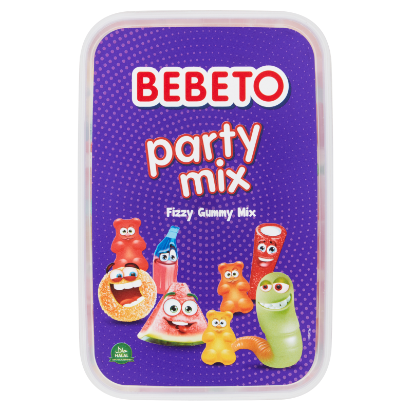 Bebeto Party Fizzy Mix Tub 400g - Case of 12 Wholesale
