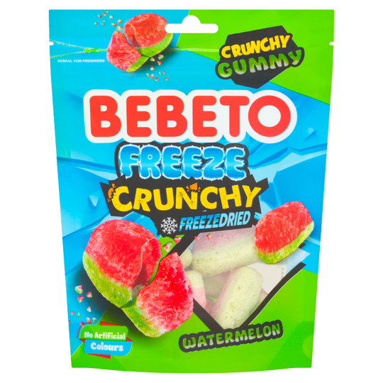 Bebeto Freeze Crunchy Watermelon 35g - Case of 12