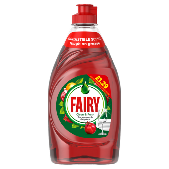 Fairy Washing Up Liquid Pomegranate 320ml PMP £1.29 - Case of 10