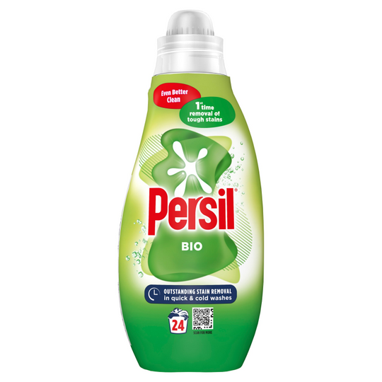 Persil Laundry Liquid Bio 24w 648ml PMP £4.29 - Case of 3