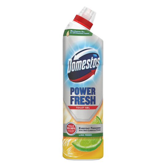 Domestos Power Fresh Lime Toilet Cleaner Gel 750ml