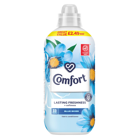 Comfort Fabric Conditioner Blue Skies 33w PMP £2.49 - Case of 8