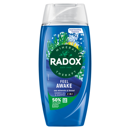 Radox Shower Gel Feel Awake 225ml - Case of 6