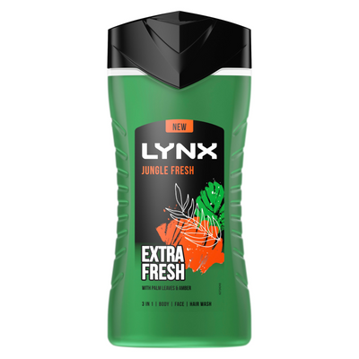 Lynx Body Wash Jungle Fresh 225ml - Case of 6
